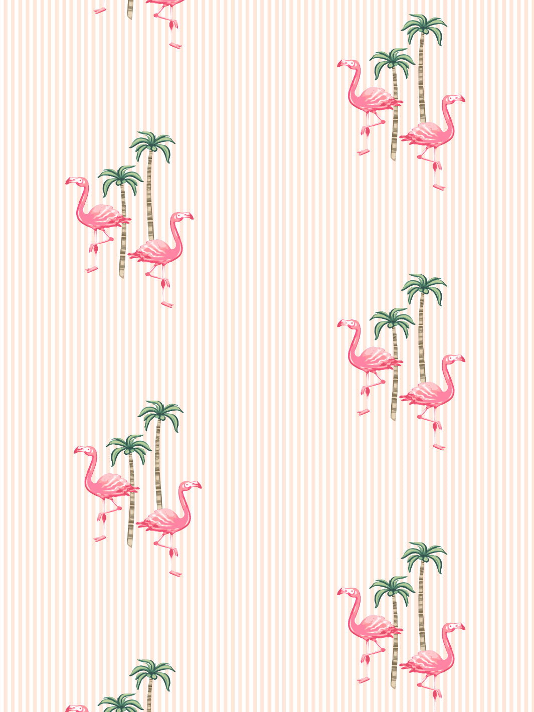 barbie-land-flamingo-pinstripe-wallpaper-by-barbie-peach