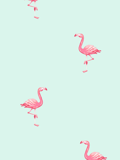 barbie land flamingos wallpaper by barbie robins egg