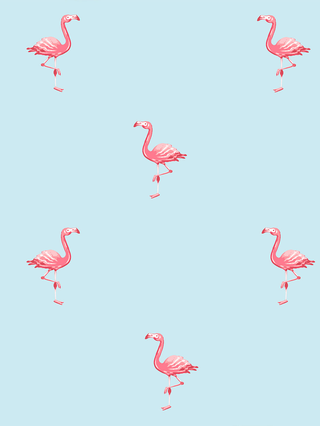 'Barbie™ Land Flamingos' Wallpaper by Barbie™ - Sky