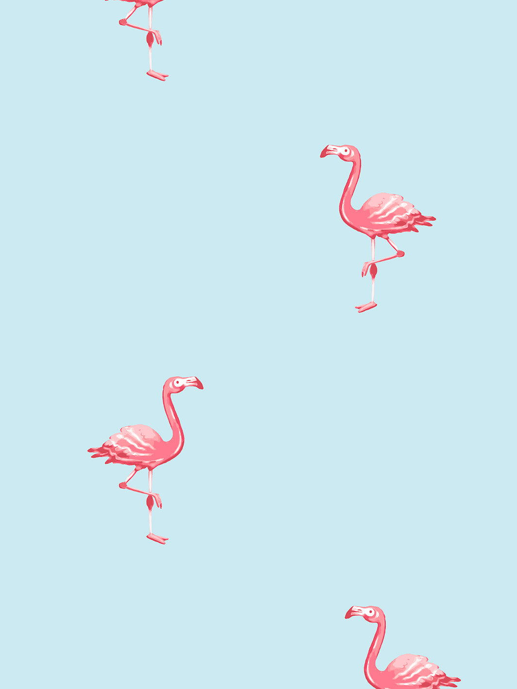 'Barbie™ Land Flamingos' Wallpaper by Barbie™ - Sky