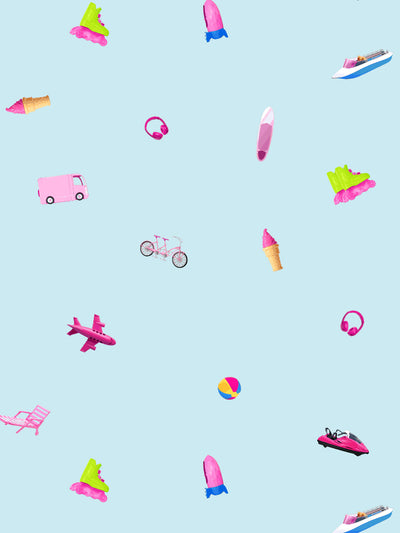 'Barbie™ Land Gear' Wallpaper by Barbie™ - Sky