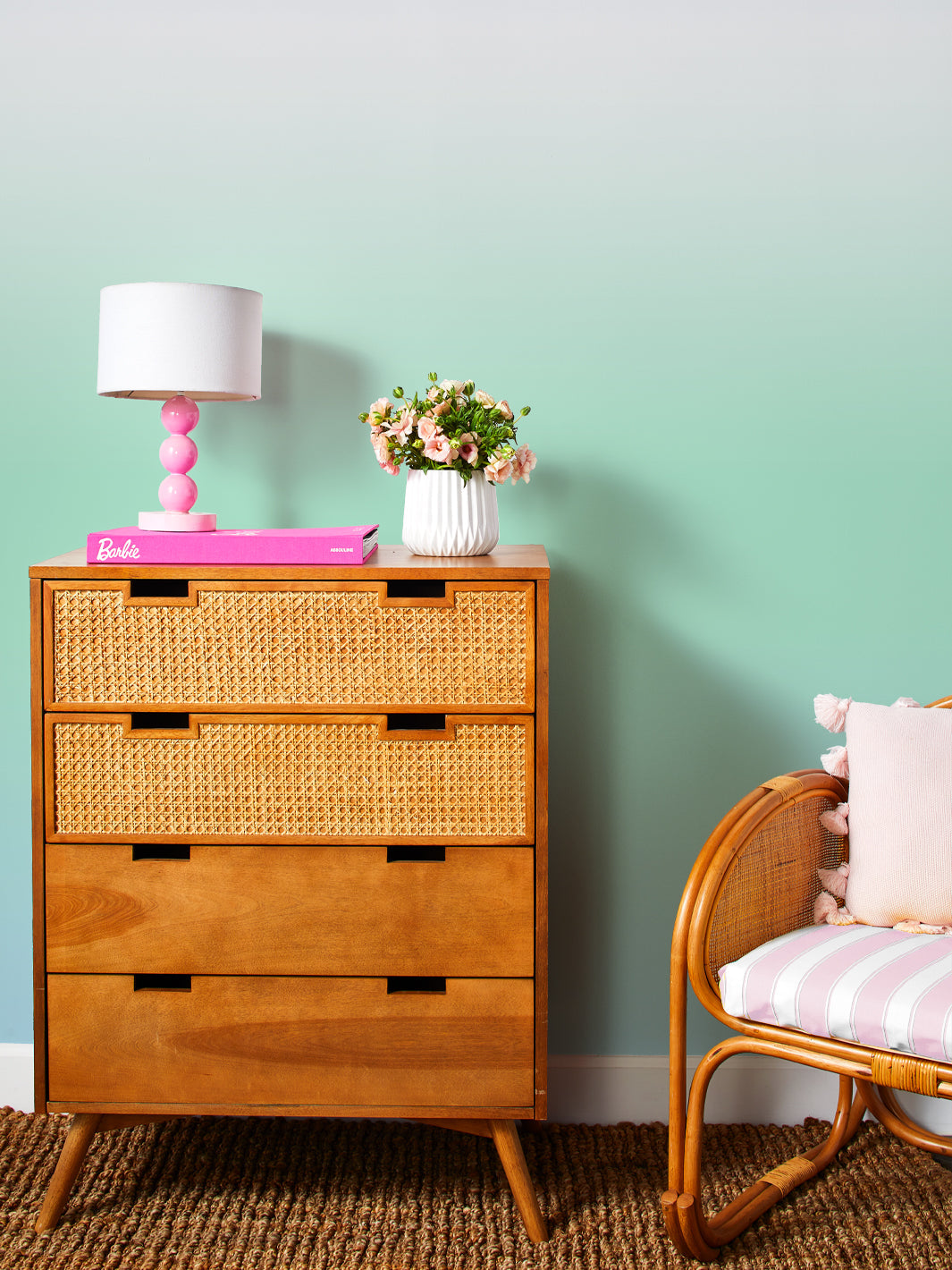 barbie-land-ombre-wallpaper-by-barbie-blue-green
