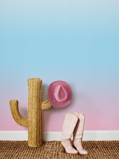 barbie land ombre wallpaper by barbie pink blue