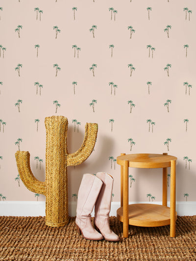 barbie land palm wallpaper by barbie peach