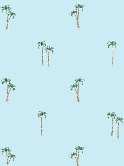 'Barbie™ Land Palm' Wallpaper by Barbie™ - Sky