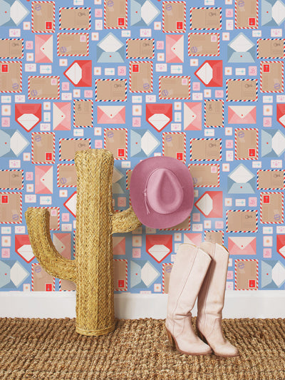 barbie land post office wallpaper by barbie cornflower