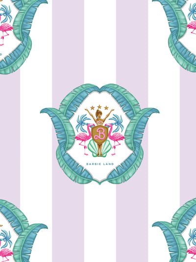 'Barbie™ Land Seal' Wallpaper by Barbie™ - Lilac