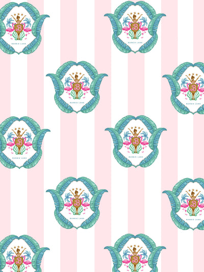 'Barbie™ Land Seal' Wallpaper by Barbie™ - Pink