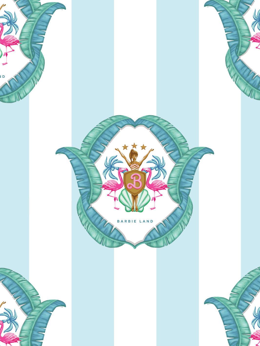 'Barbie™ Land Seal' Wallpaper by Barbie™ - Sky