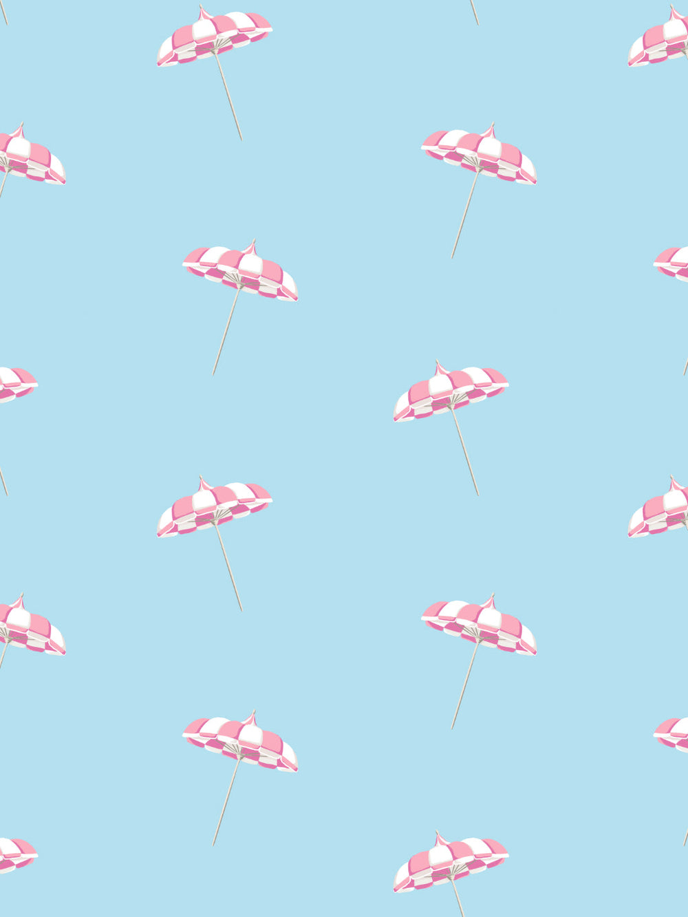 Barbie™ Land Umbrella Gift Wrap - Baby Blue
