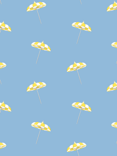 'Barbie™ Land Umbrella' Wallpaper by Barbie™ - Cornflower