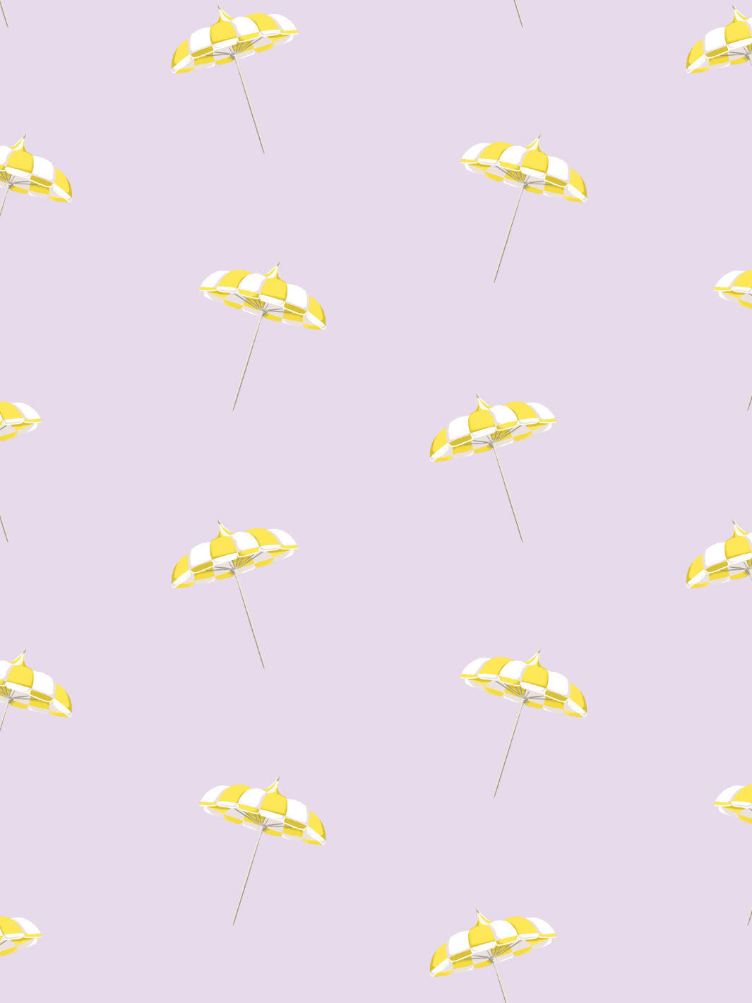 'Barbie™ Land Umbrella' Wallpaper by Barbie™ - Lavender