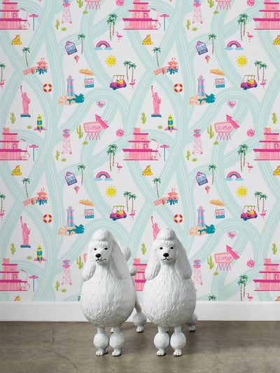 barbie land wallpaper by barbie mint