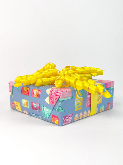 Barbie™ Pantry Toss Gift Wrap - Cornflower