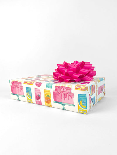 Barbie™ Pantry Toss Gift Wrap - White