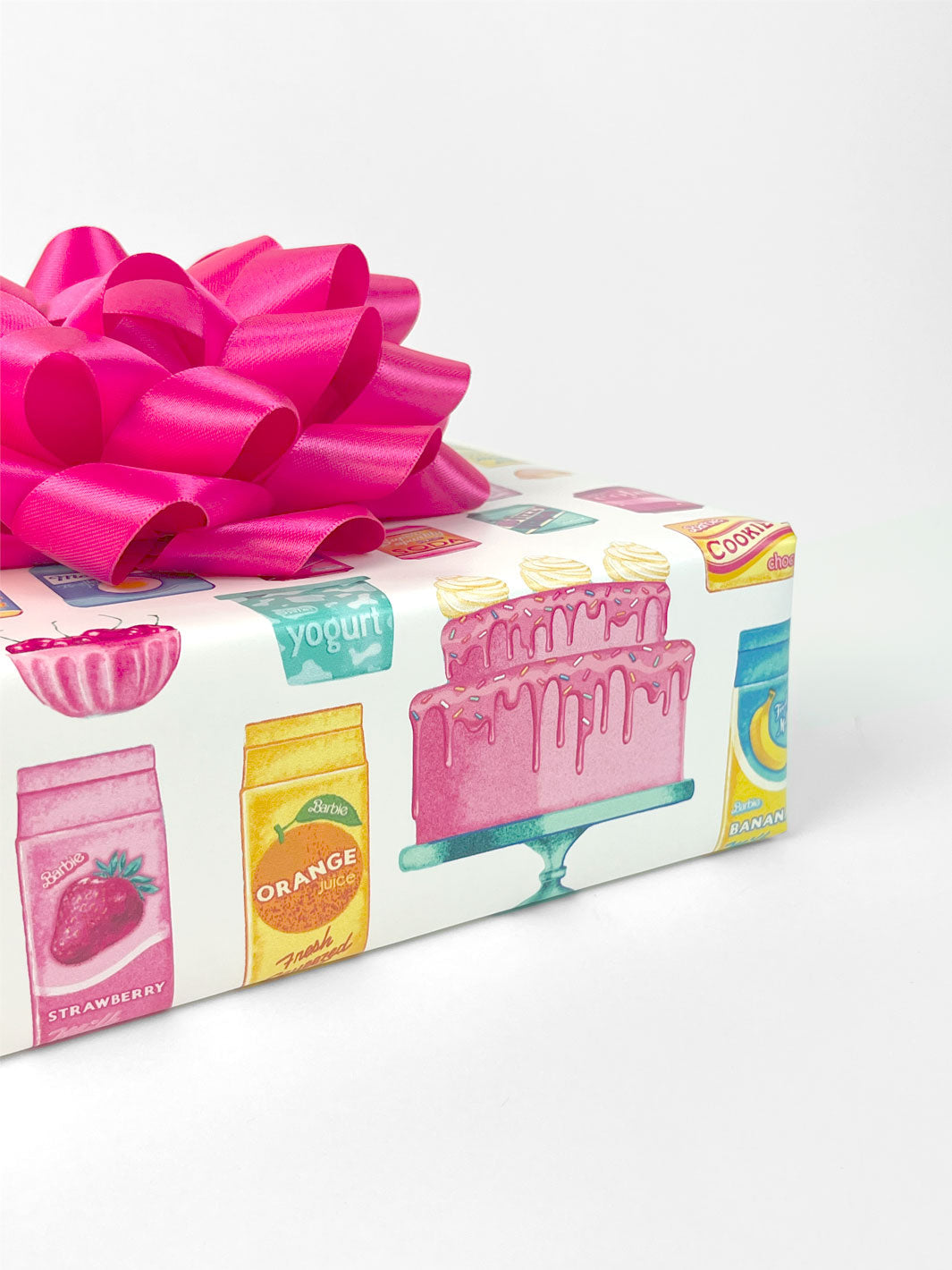 Barbie™ Pantry Toss Gift Wrap - White