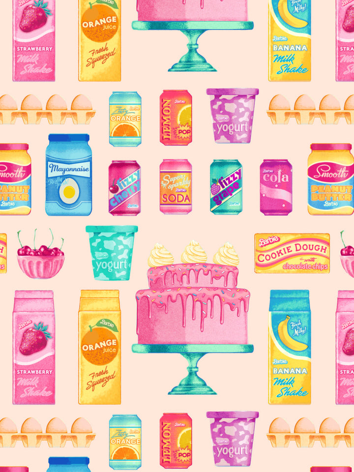 barbie-pantry-toss-wallpaper-by-barbie-peach