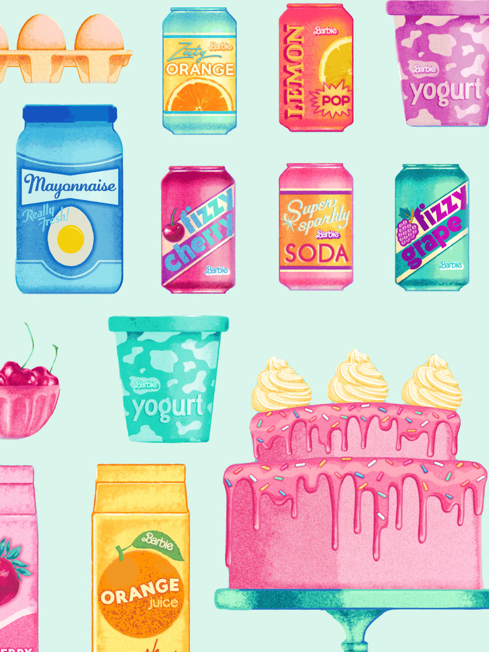 barbie-pantry-toss-wallpaper-by-barbie-robins-egg