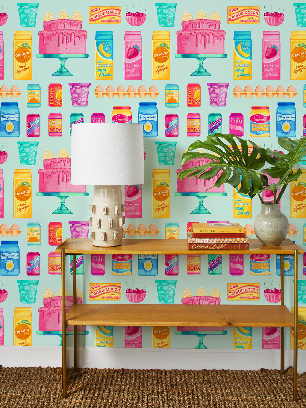 barbie-pantry-toss-wallpaper-by-barbie-robins-egg
