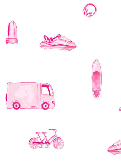 'Barbie™ She Shed' Wallpaper by Barbie™ - 219 Pink