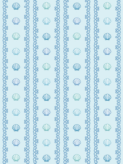 barbie shell stripe wallpaper by barbie pale blue