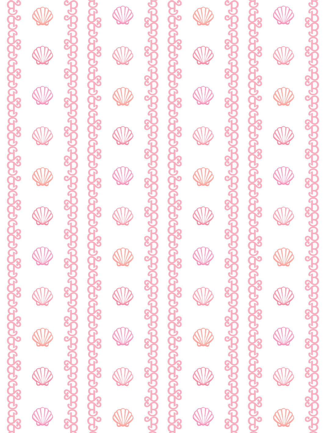 barbie shell stripe wallpaper by barbie pinks