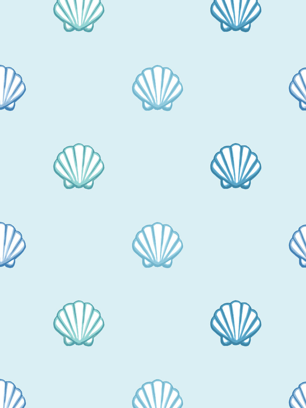barbie-shells-wallpaper-by-barbie-pale-blue