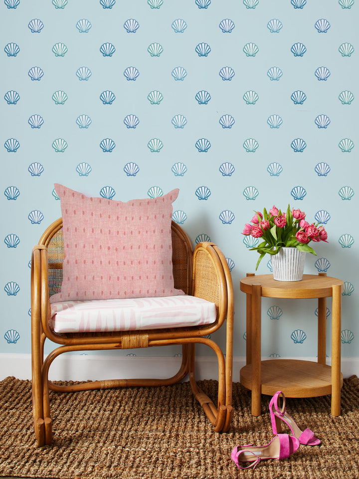 barbie-shells-wallpaper-by-barbie-pale-blue