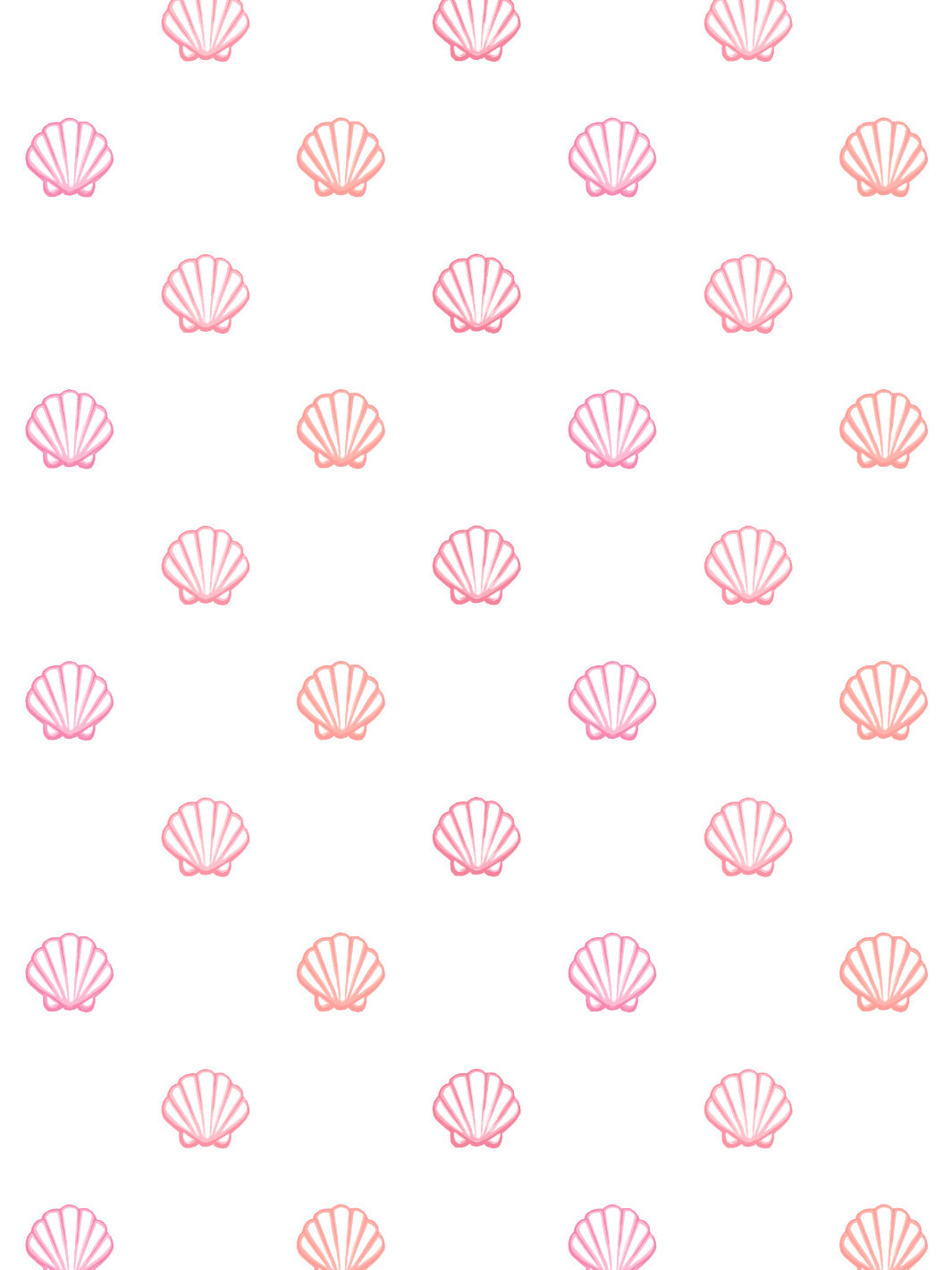 'Barbie™ Shells' Wallpaper by Barbie™ - Pinks