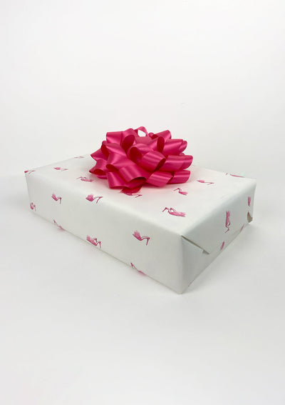 Barbie™ Stilettos Gift Wrap - White