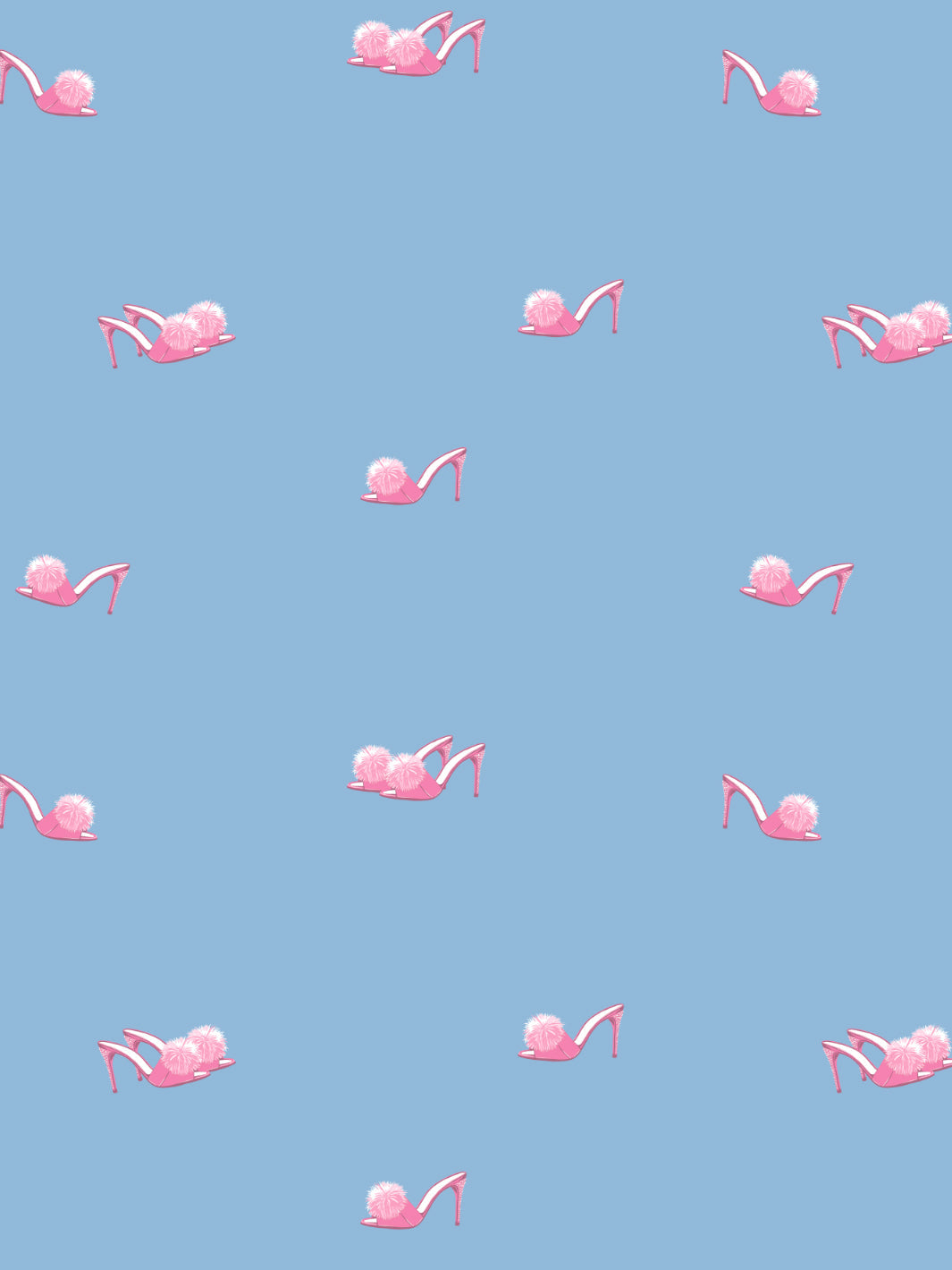 'Barbie™ Stilettos' Wallpaper by Barbie™ - Cornflower