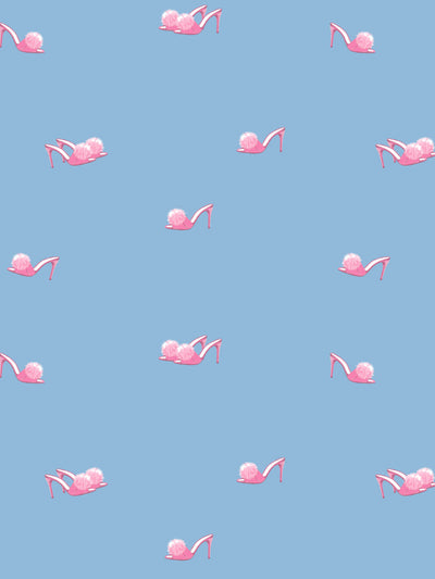 'Barbie™ Stilettos' Wallpaper by Barbie™ - Cornflower