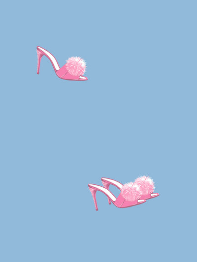 'Barbie™ Stilettos' Wallpaper by Barbie™ - Cornflower