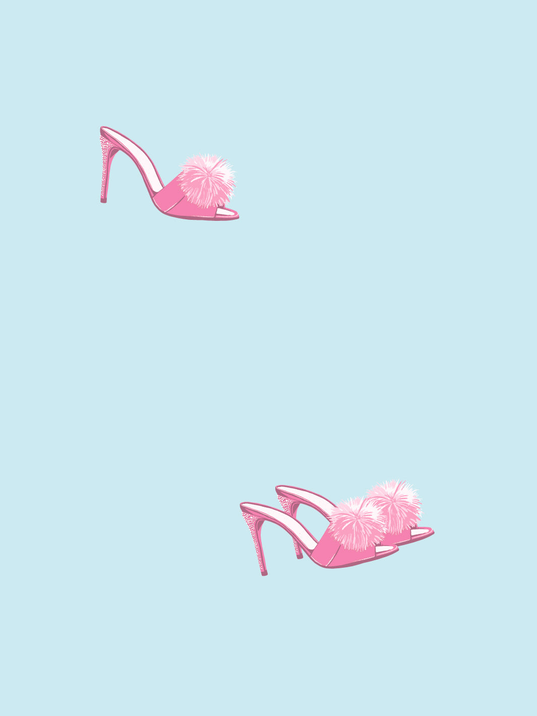 'Barbie™ Stilettos' Wallpaper by Barbie™ - Sky