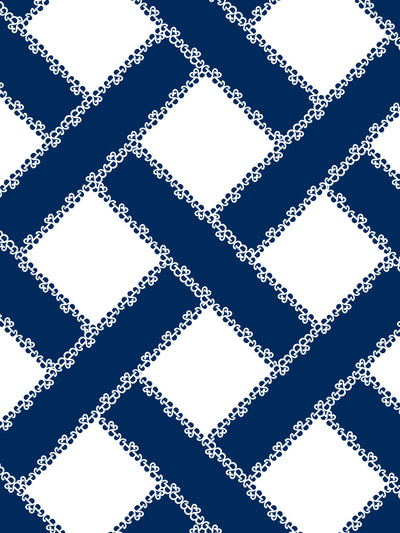 barbie trellis wallpaper by barbie navy