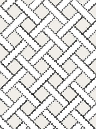 'Barbie™ Trellis' Wallpaper by Barbie™ - Parchment