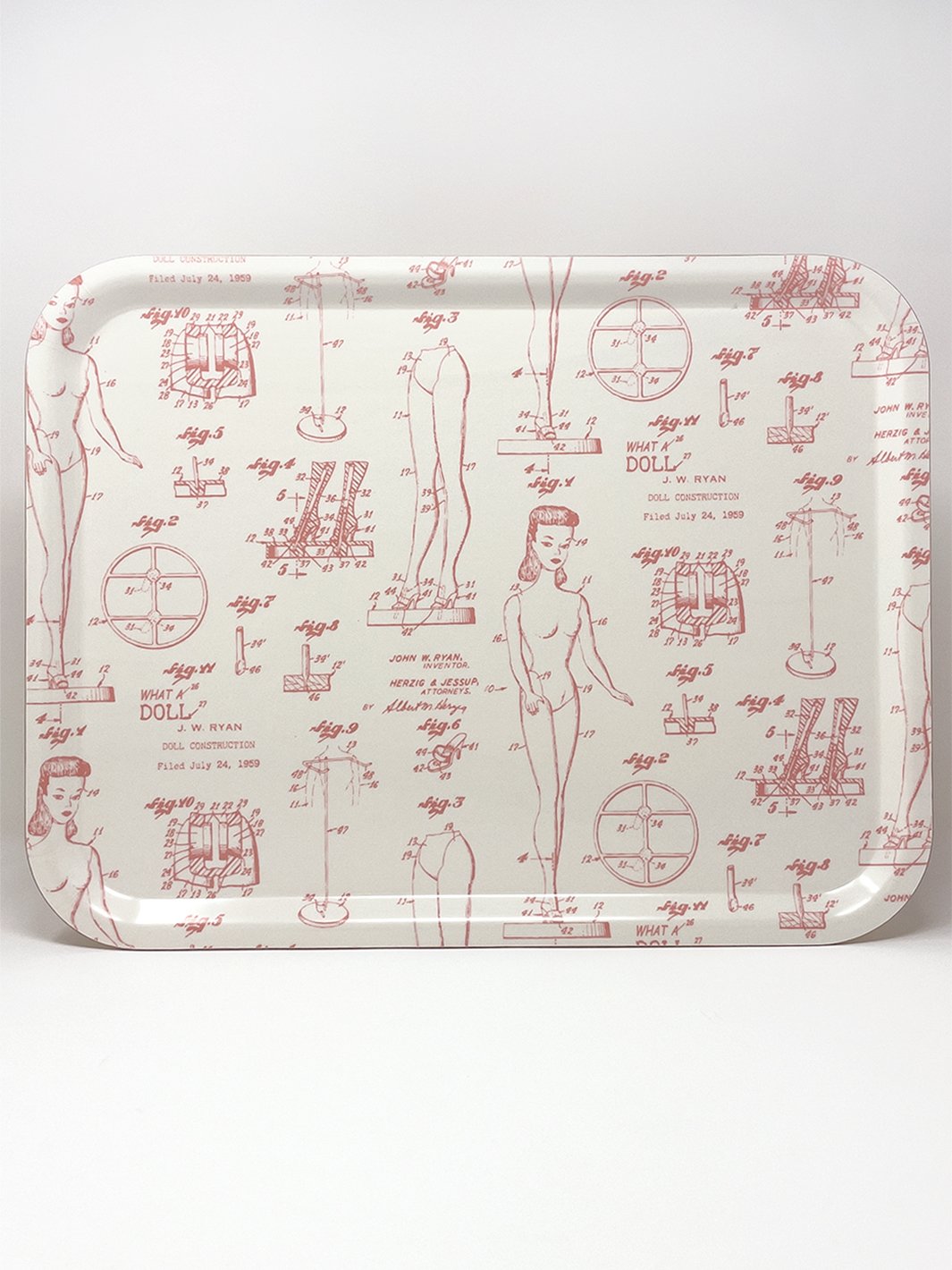 'Barbie™ x Wallshoppe ‘Barbie Blueprint’ Tray