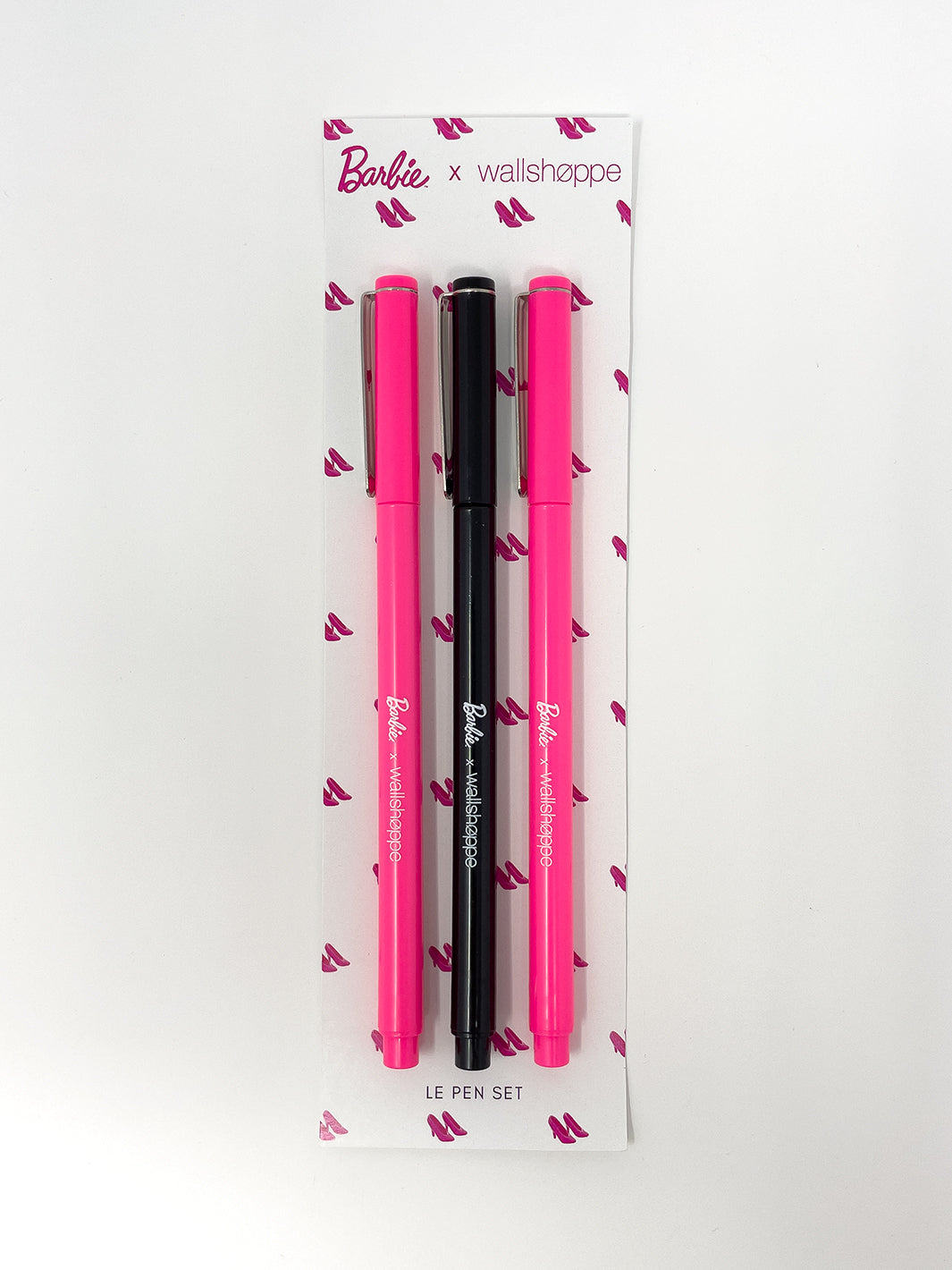 'Barbie™ x Wallshoppe Le Pen 3-Pack - Pink Pumps