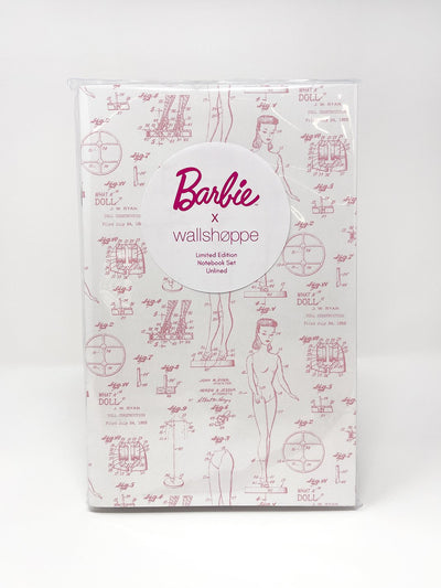 'Barbie™ x Wallshoppe Notebook Set