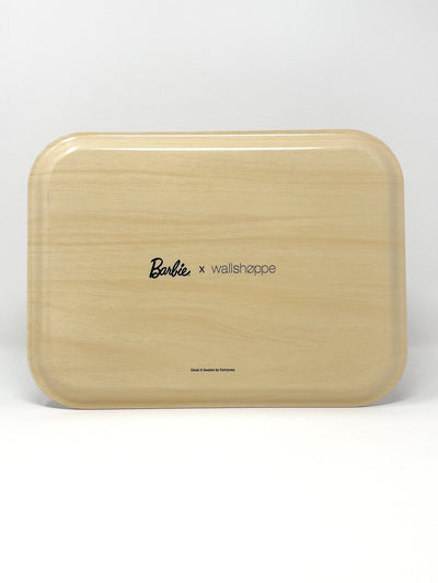 barbie x wallshoppe vintage pinstripe tray
