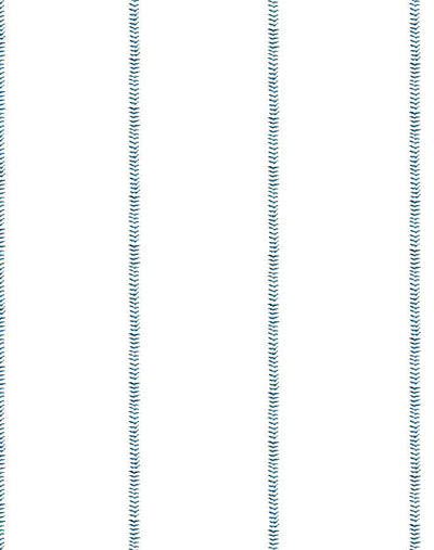 'Baseball Stitch' Wallpaper by Wallshoppe - Blue