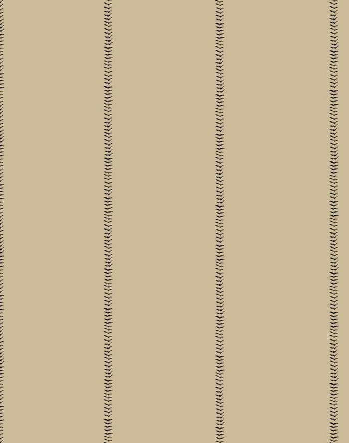 'Baseball Stitch' Wallpaper by Wallshoppe - Burlap