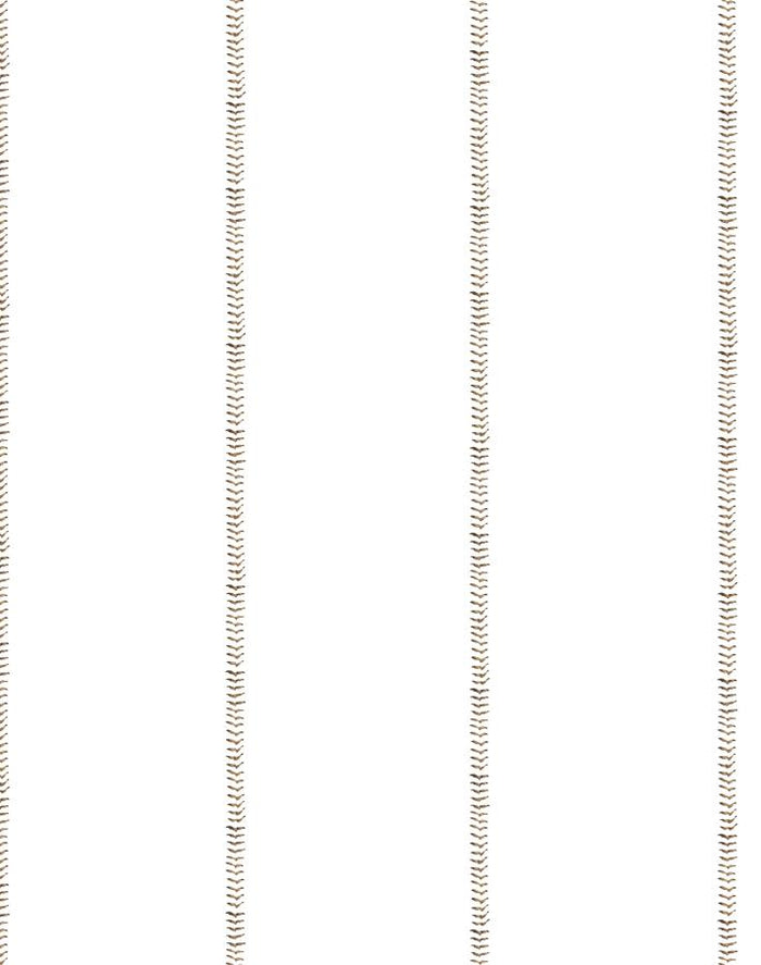 'Baseball Stitch' Wallpaper by Wallshoppe - Saddle