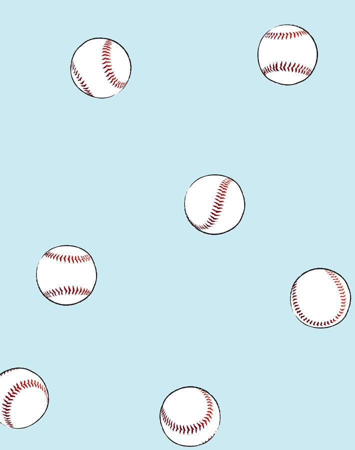 'Baseball Toss' Wallpaper by Wallshoppe - Sky