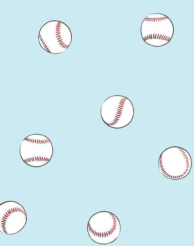 'Baseball Toss' Wallpaper by Wallshoppe - Sky