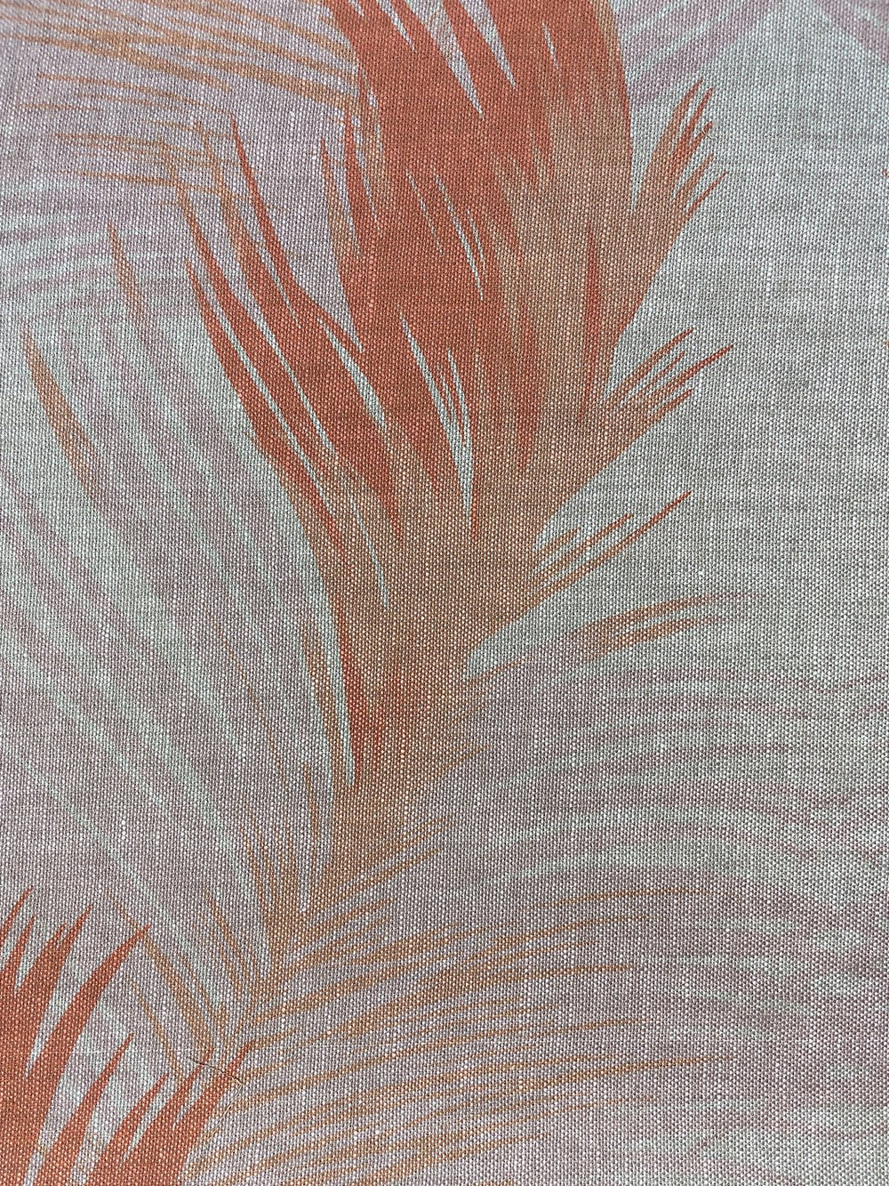 fabric by the yard belafonte palm peach on organic twill