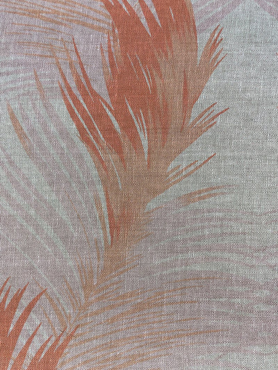 fabric by the yard belafonte palm peach on organic twill