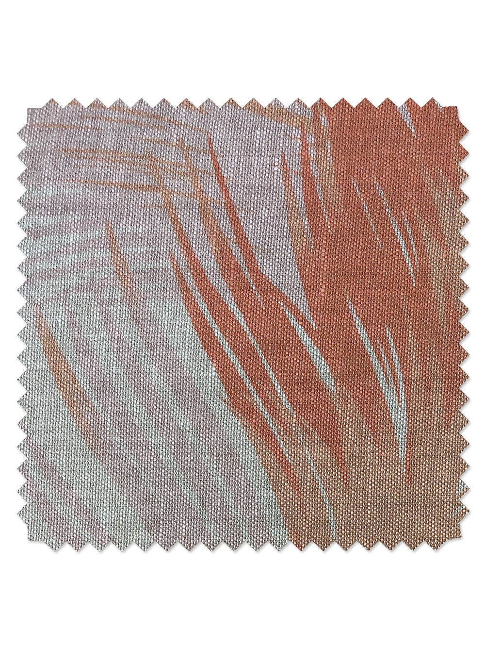 fabric by the yard belafonte palm peach on flax linen