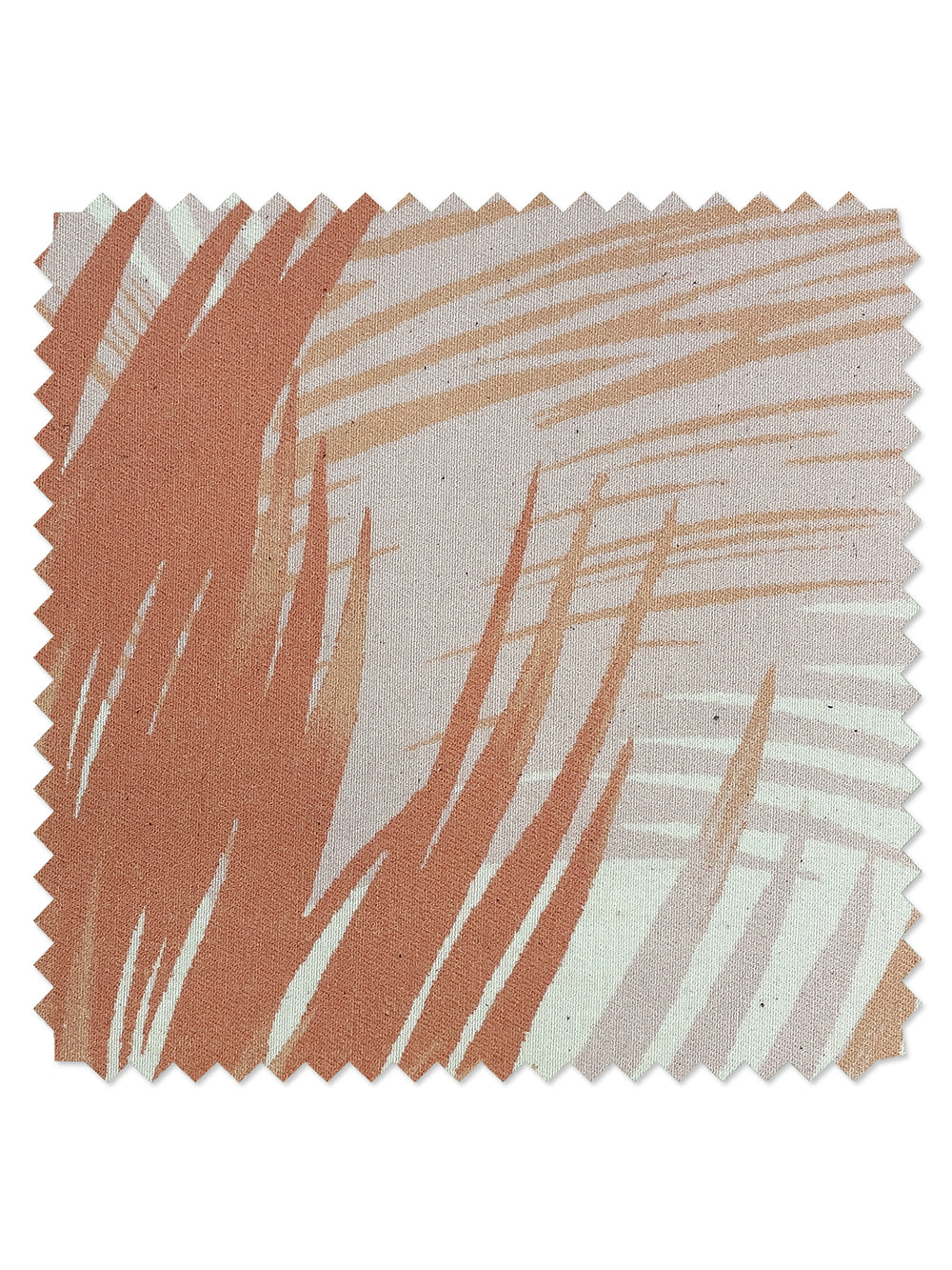 fabric by the yard belafonte palm peach on organic twill