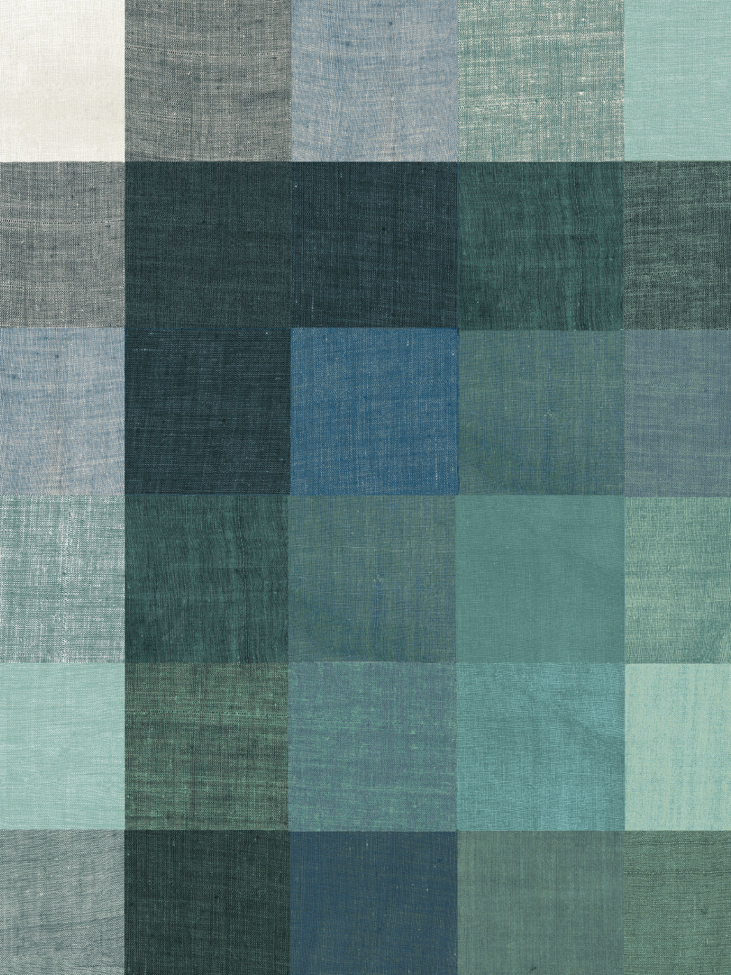 'Bellport Madras Small' Wallpaper by Chris Benz - Blue